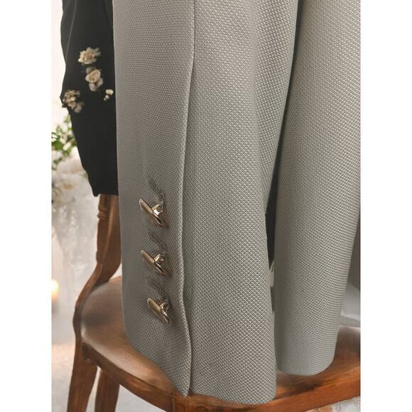 ESCADA by Margaretha Ley Blazer Jacket 100% Wool Silk Lining Size 38 - Picture 12 of 15